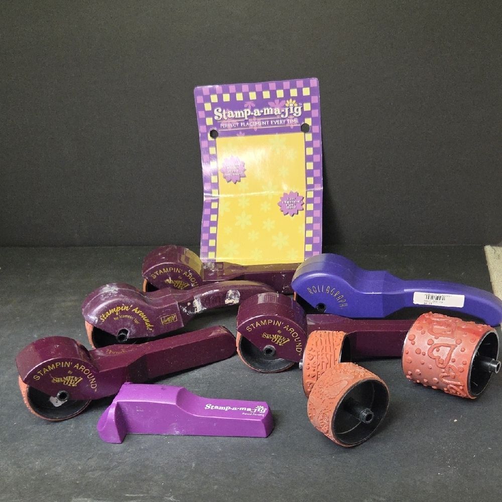 5 Stampin' Up Stampin Around Wheel Roller Rollagraph‎